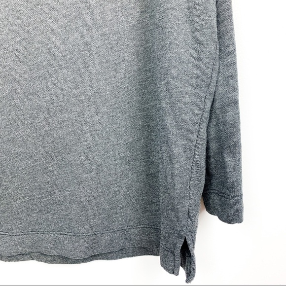 Truly Madly Deeply - Long Sleeve Wide Scoop Neck Grey Sweater - Picture 7 of 9